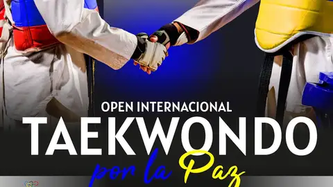 Foto del cartel del Open Internacional por la paz. Foto del cartel del Open Internacional por la paz.