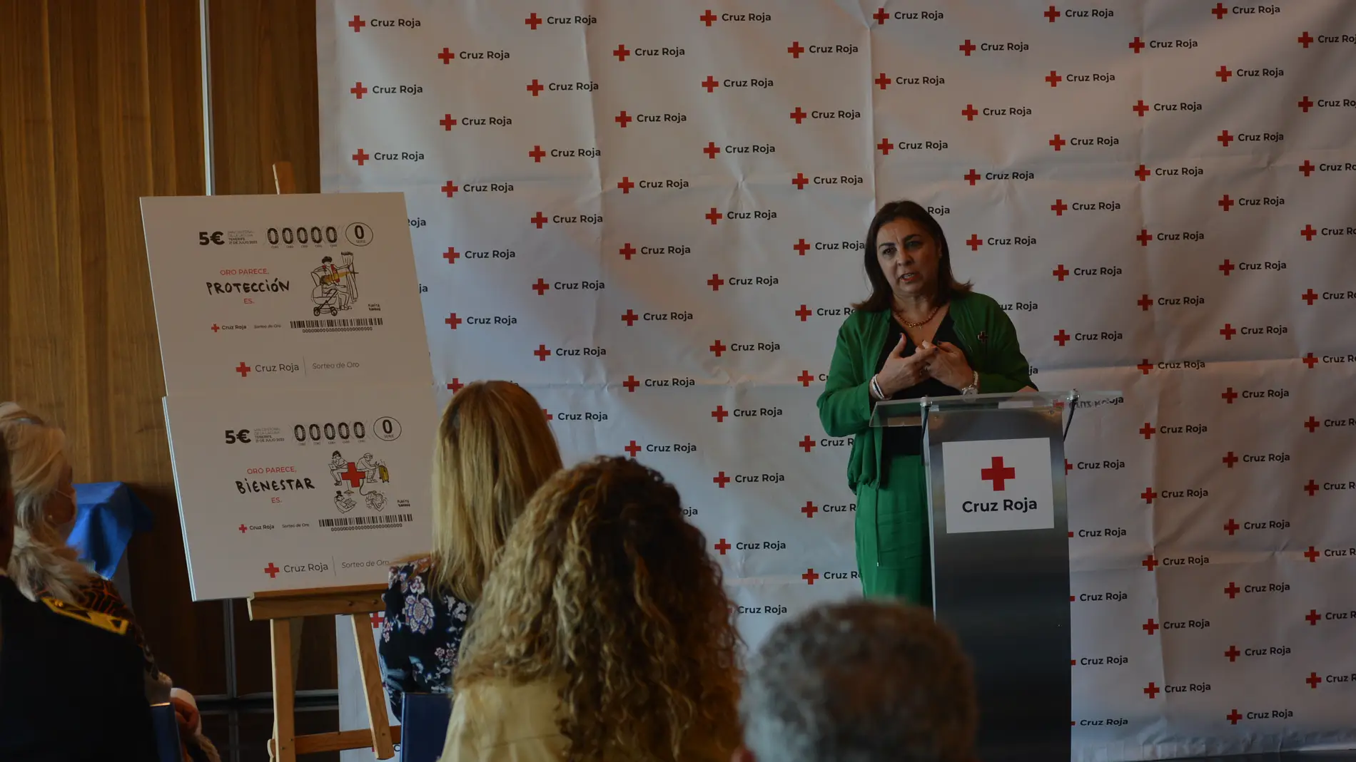Rosario García, presidenta de Cruz Roja