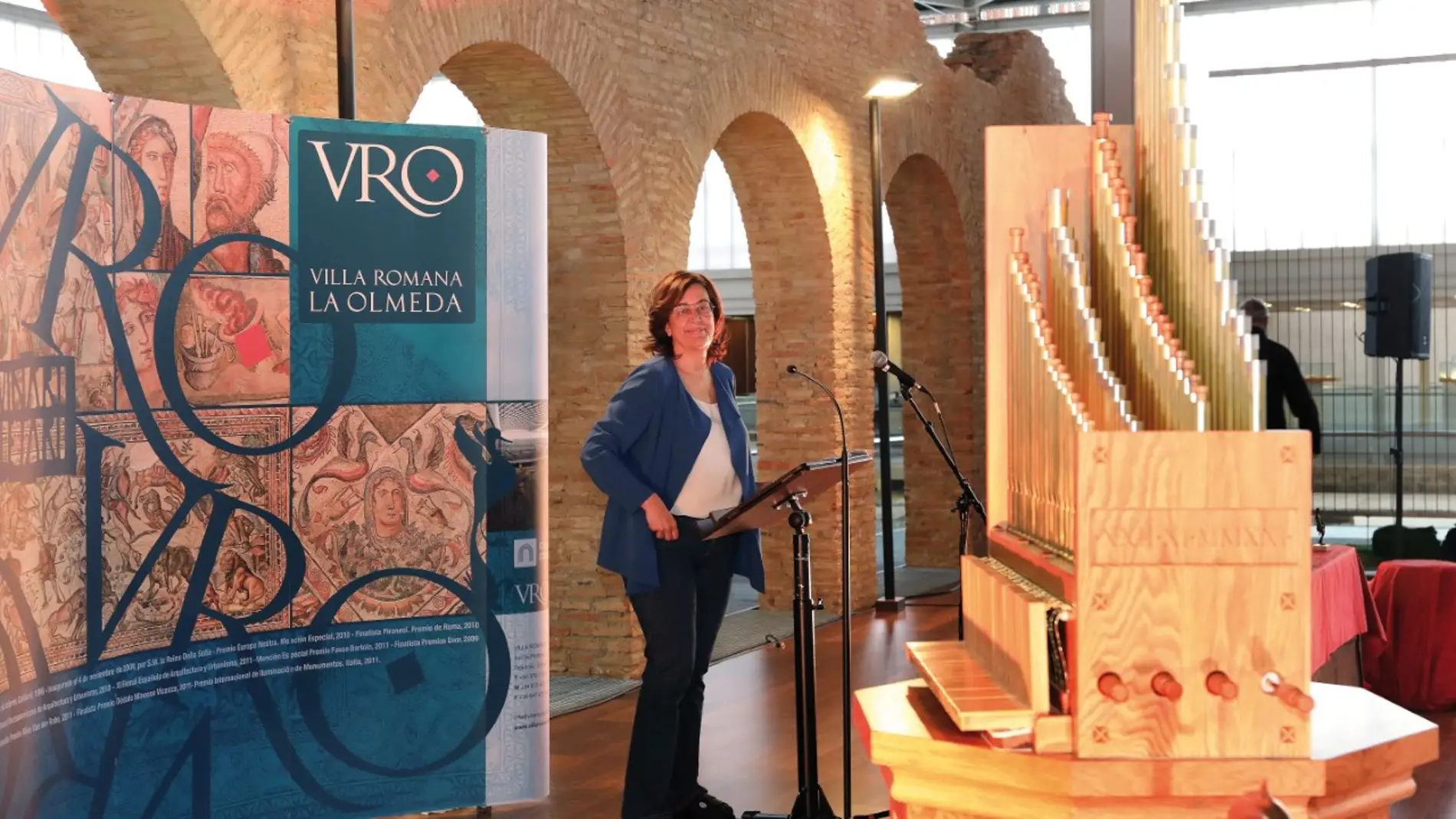 Diputación de Palencia y el Museo Arqueológico Nacional organizan una presentación en Madrid del órgano hydraulis de La Olmeda