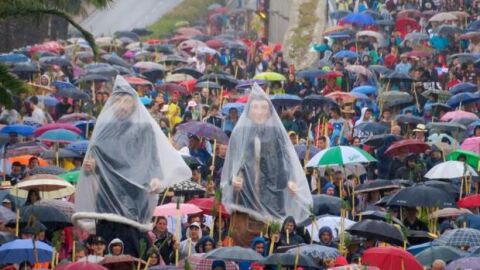 La Romería de 2017 fue también lluviosa