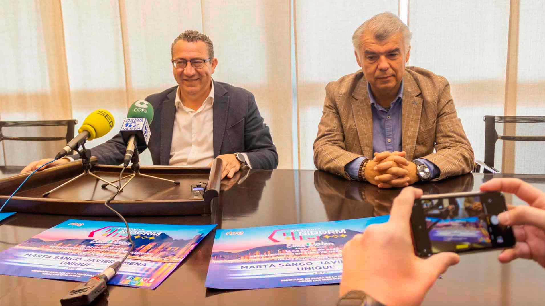 Benidorm organiza pre-fiesta con conciertos para celebrar la retransmisión de Eurovisión Benidorm organiza pre-fiesta con conciertos para celebrar la retransmisión de Eurovisión