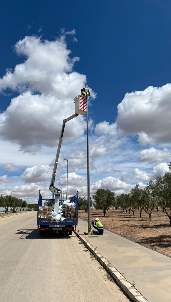 Instalación de luminarias led
