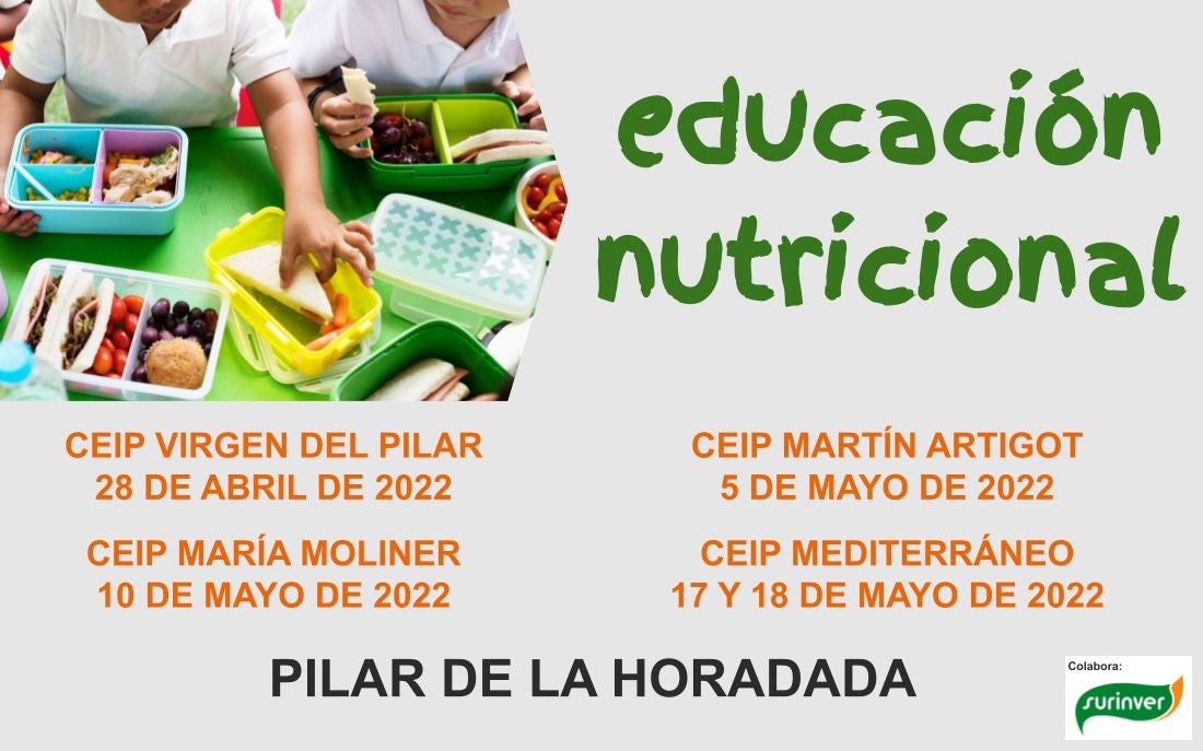 Pilar de la Horadada pone en marcha un programa de educación nutricional con desayunos saludables Pilar de la Horadada pone en marcha un programa de educación nutricional con desayunos saludables