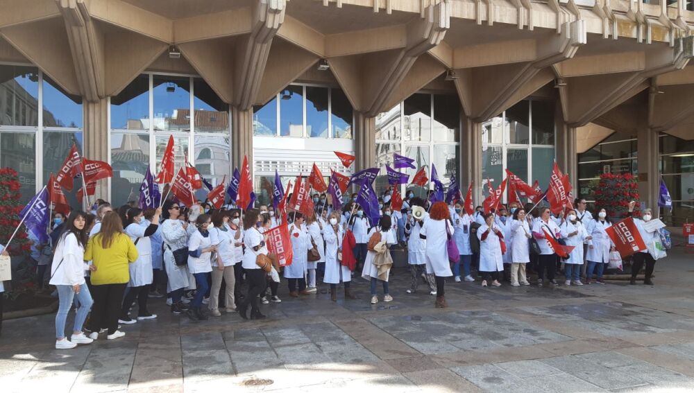 Decenas de trabajadoras se han manifestado en Ciudad Real
