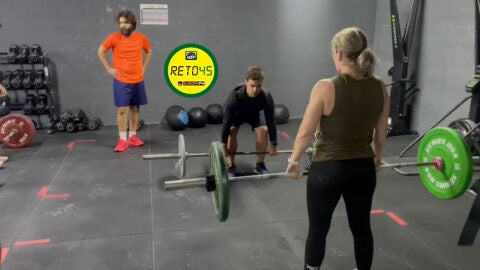 Una sesi&oacute;n de entrenamiento del Reto 45.