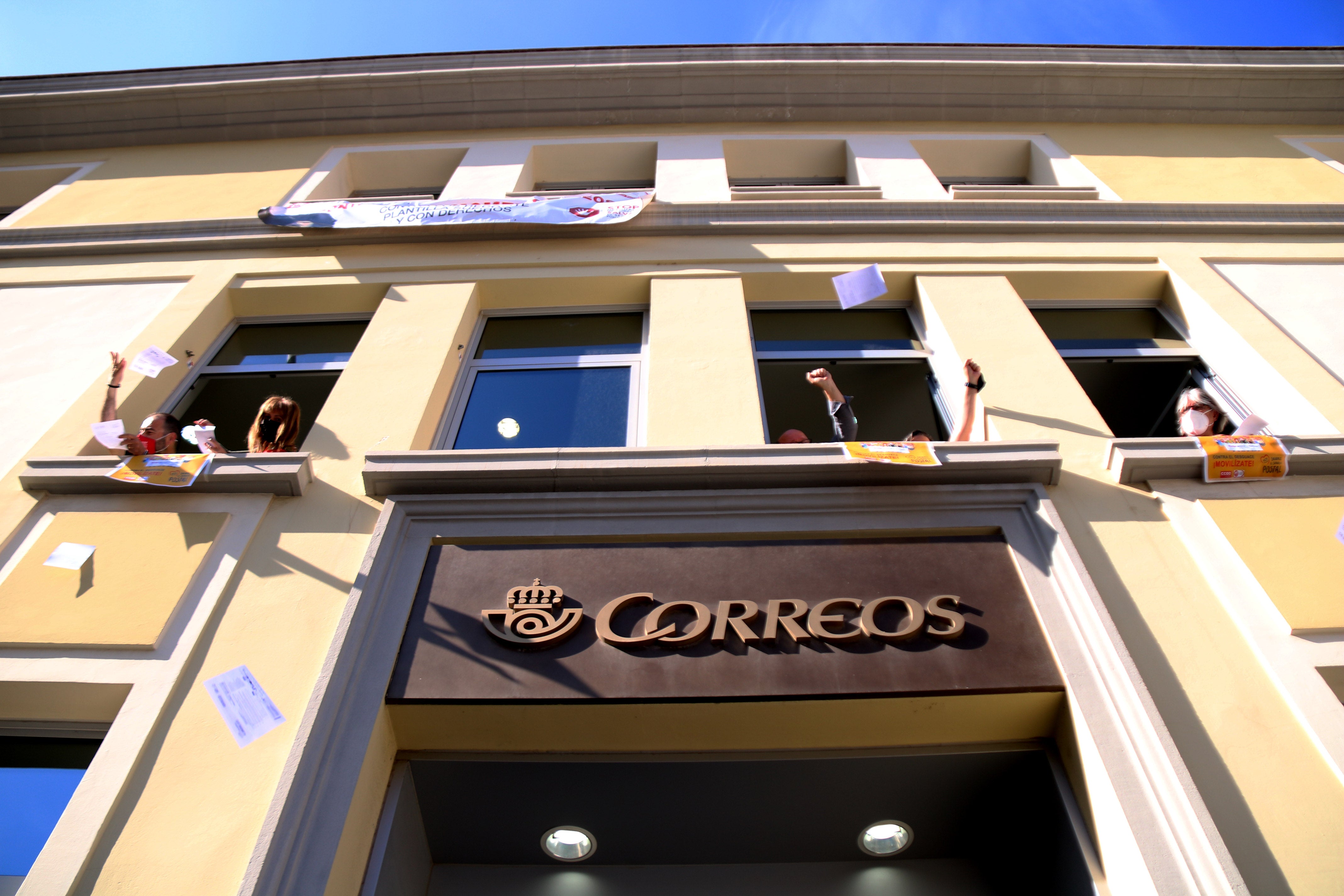 Protestes a Correus Protestes a Correus