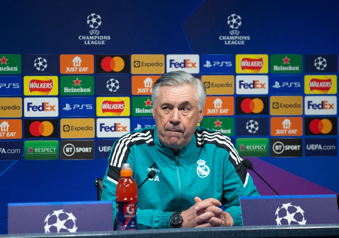 Carlo Ancelotti: "No es un éxito llegar a una semifinal para el Real Madrid" Carlo Ancelotti: "No es un éxito llegar a una semifinal para el Real Madrid"