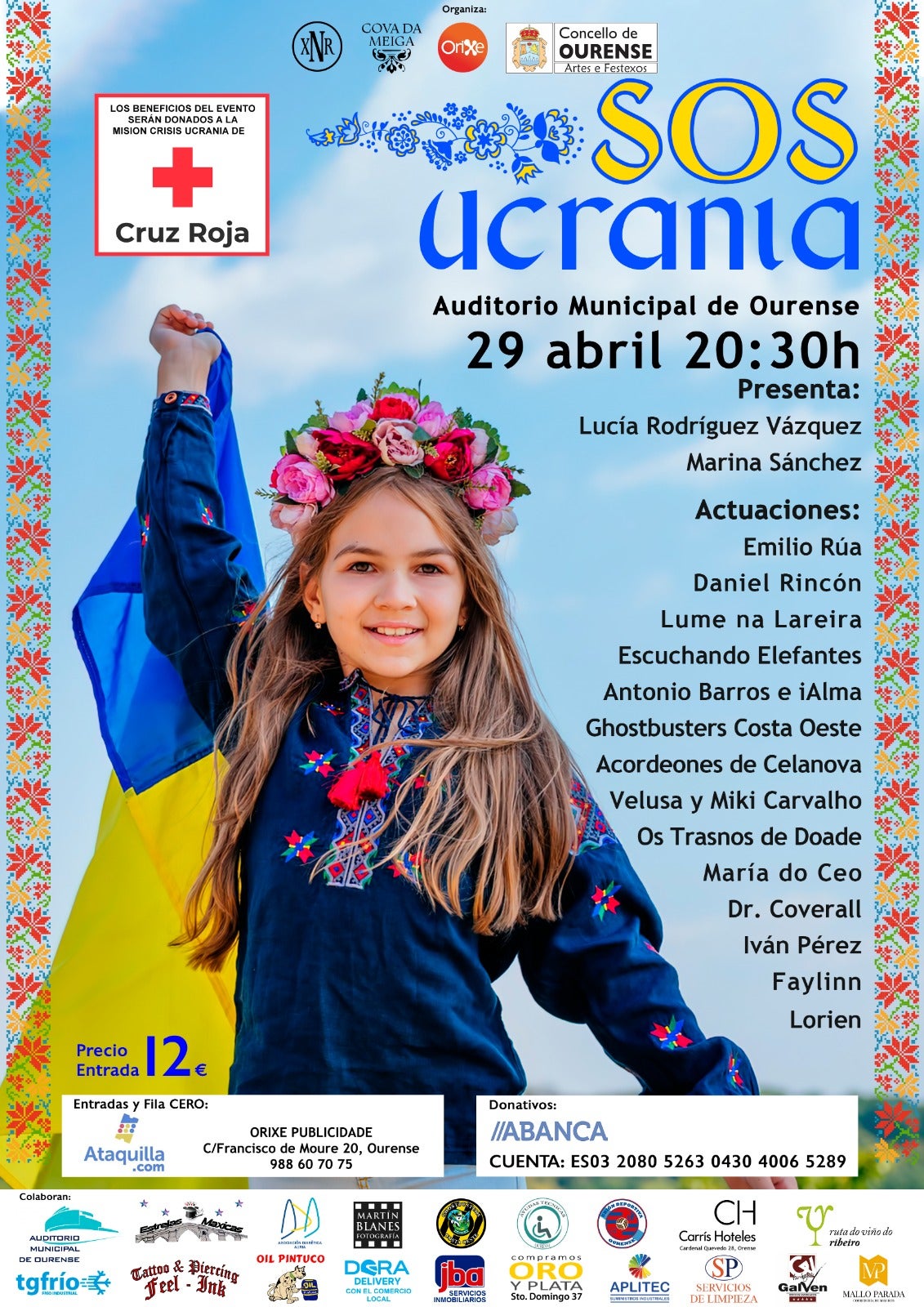 Festival solidario SOS UCRAÍNA este 29 de abril Festival solidario SOS UCRAÍNA este 29 de abril