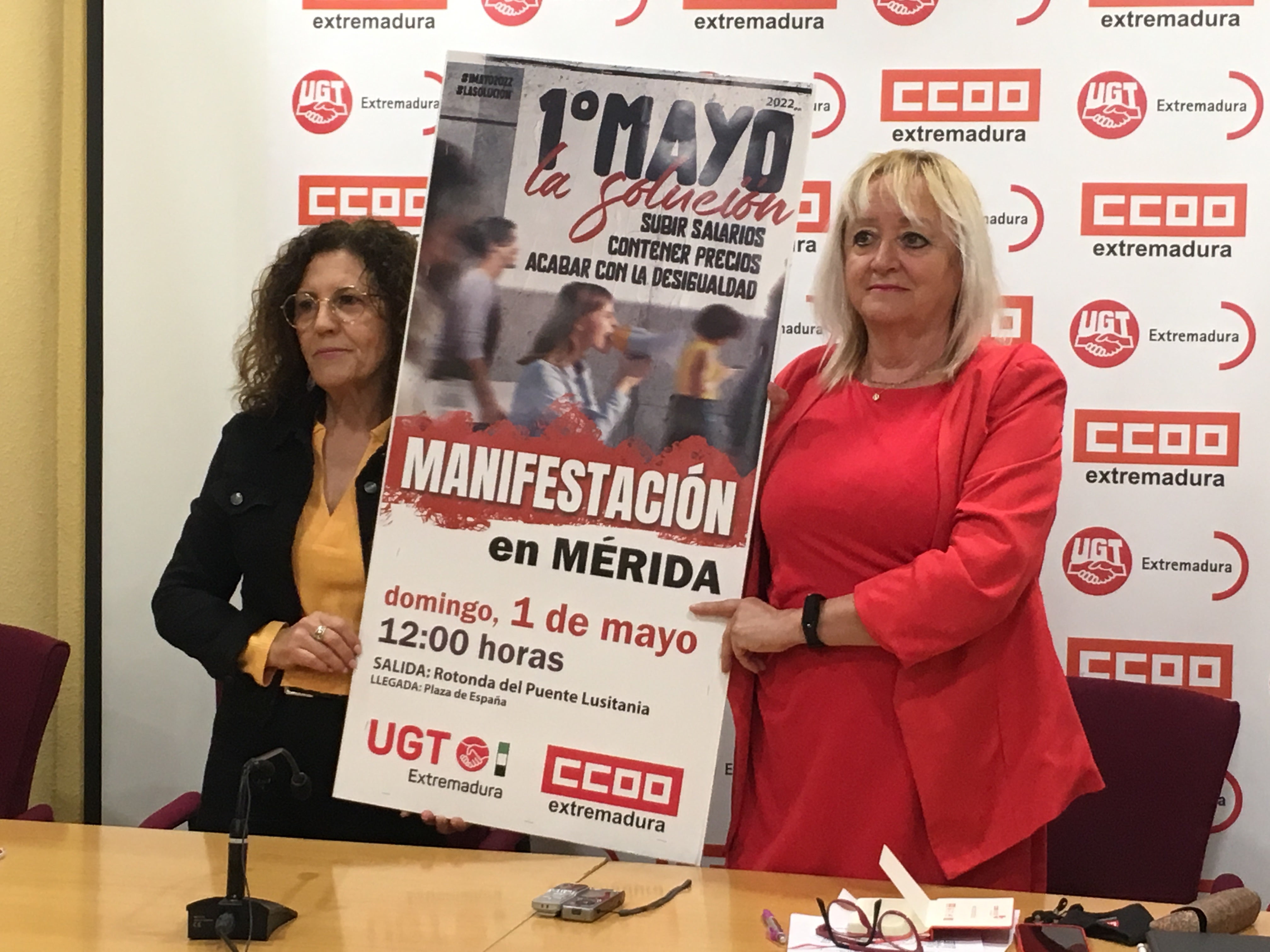Los sindicatos extremeños convocan a la ciudadanía el 1 de Mayo para exigir control de los precios, subidas salariales e industrialización Los sindicatos extremeños convocan a la ciudadanía el 1 de Mayo para exigir control de los precios, subidas salariales e industrialización