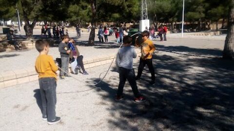 Ni&ntilde;os jugando en el Parque de San Crisp&iacute;n