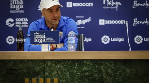 Pablo Guede, entrenador del Málaga CF Pablo Guede, entrenador del Málaga CF