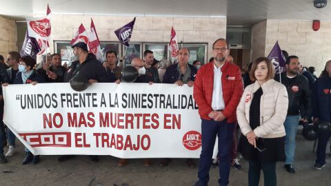 Concentración de los sindicatos en Ciudad Real Concentración de los sindicatos en Ciudad Real