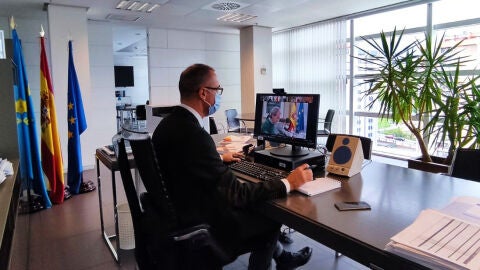 Pablo Fern&aacute;ndez, consejero de Salud del Principado de Asturias. 28-04-2022