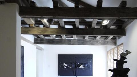 Interior del Museo de Arte Abstracto de Cuenca