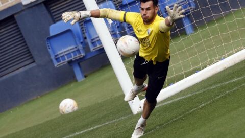 Dani Martín, jugador del Málaga CF