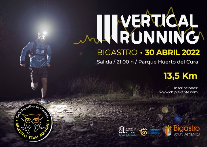 La III Vertical Running de Bigastro tendrá lugar el próximo sábado, 30 de abril La III Vertical Running de Bigastro tendrá lugar el próximo sábado, 30 de abril