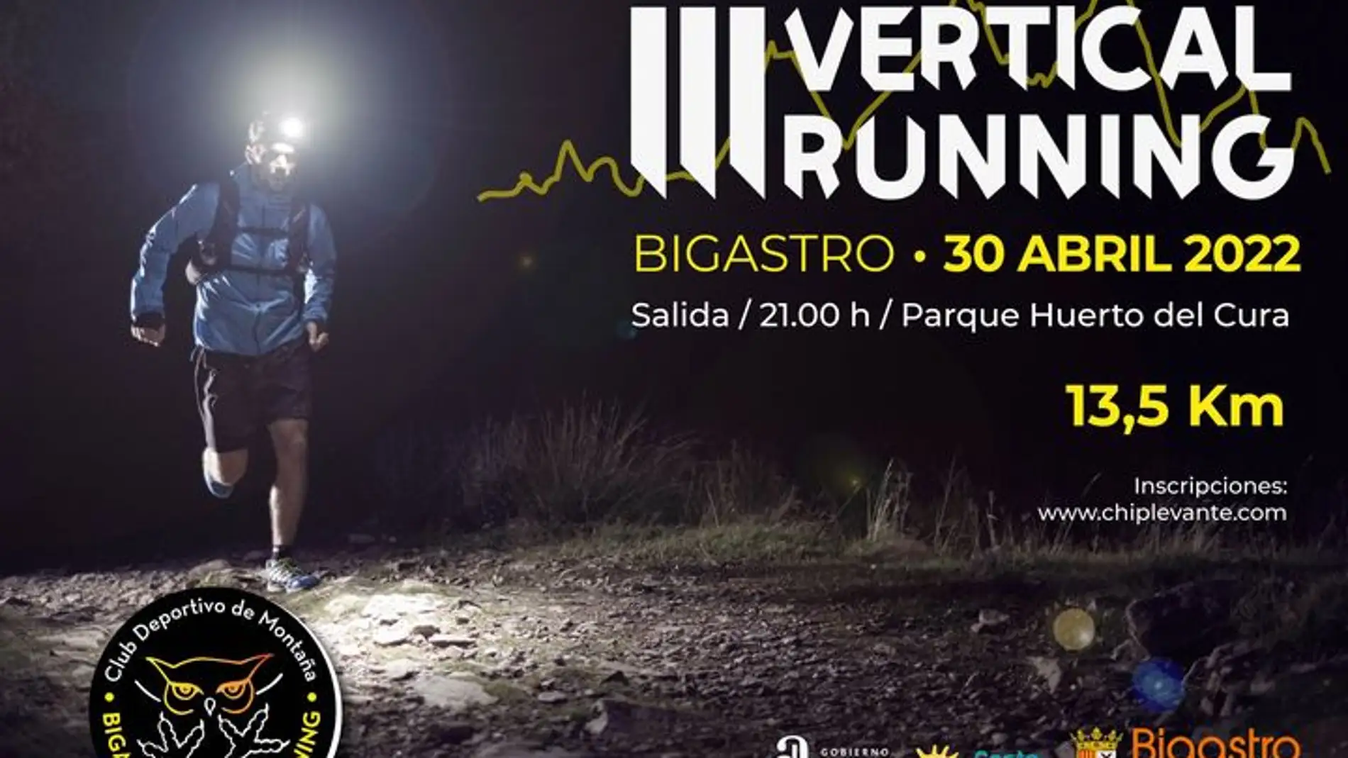 La III Vertical Running de Bigastro tendrá lugar el próximo sábado, 30 de abril   