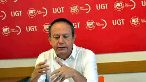 Ismael Sáez, secretario general de UGT-PV. Ismael Sáez, secretario general de UGT-PV.