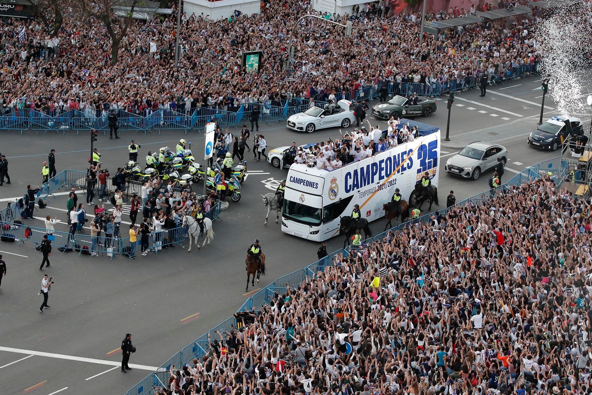 Cibeles se blinda ante la posible victoria del Real Madrid en Champions: así será el dispositivo de seguridad Cibeles se blinda ante la posible victoria del Real Madrid en Champions: así será el dispositivo de seguridad