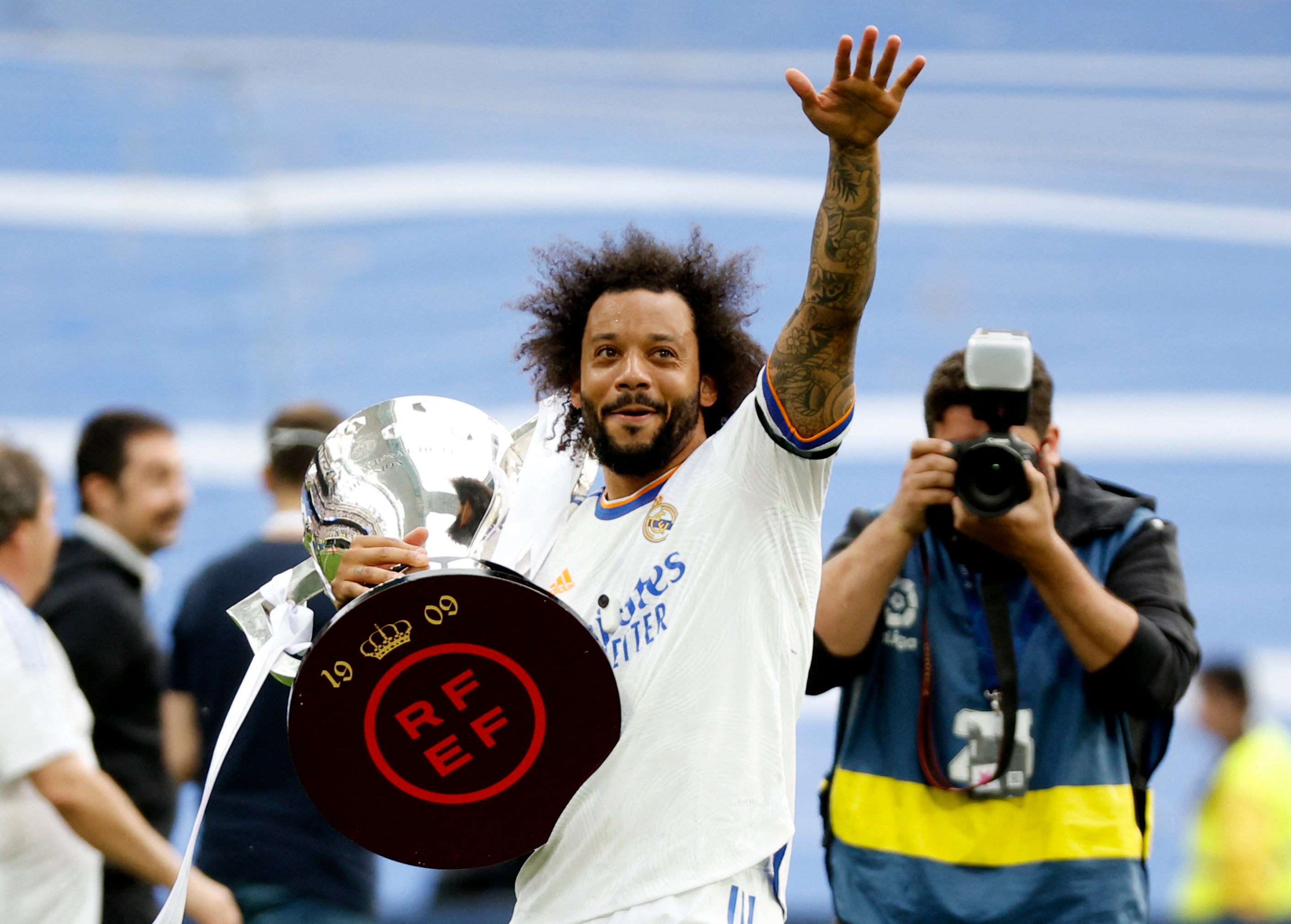 Marcelo hace historia y supera a Gento como jugador del Real Madrid con más títulos Marcelo hace historia y supera a Gento como jugador del Real Madrid con más títulos