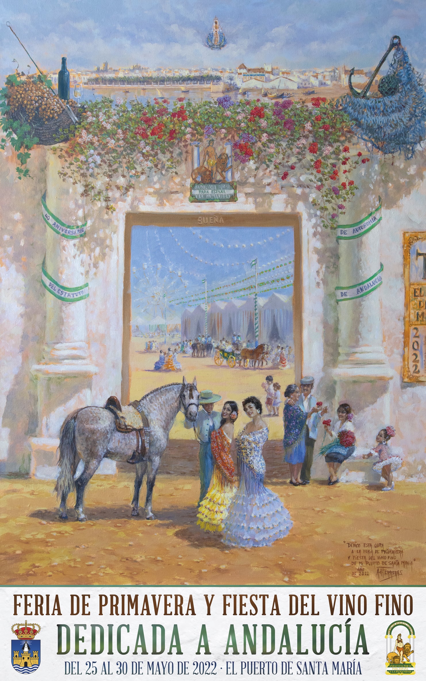 "El corazón de la Bahía" se viste de Feria: El Puerto presenta el cartel de su fiesta mayor "El corazón de la Bahía" se viste de Feria: El Puerto presenta el cartel de su fiesta mayor