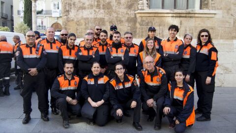 Voluntarios y voluntarias de Protecci&oacute;n Civil Elche.