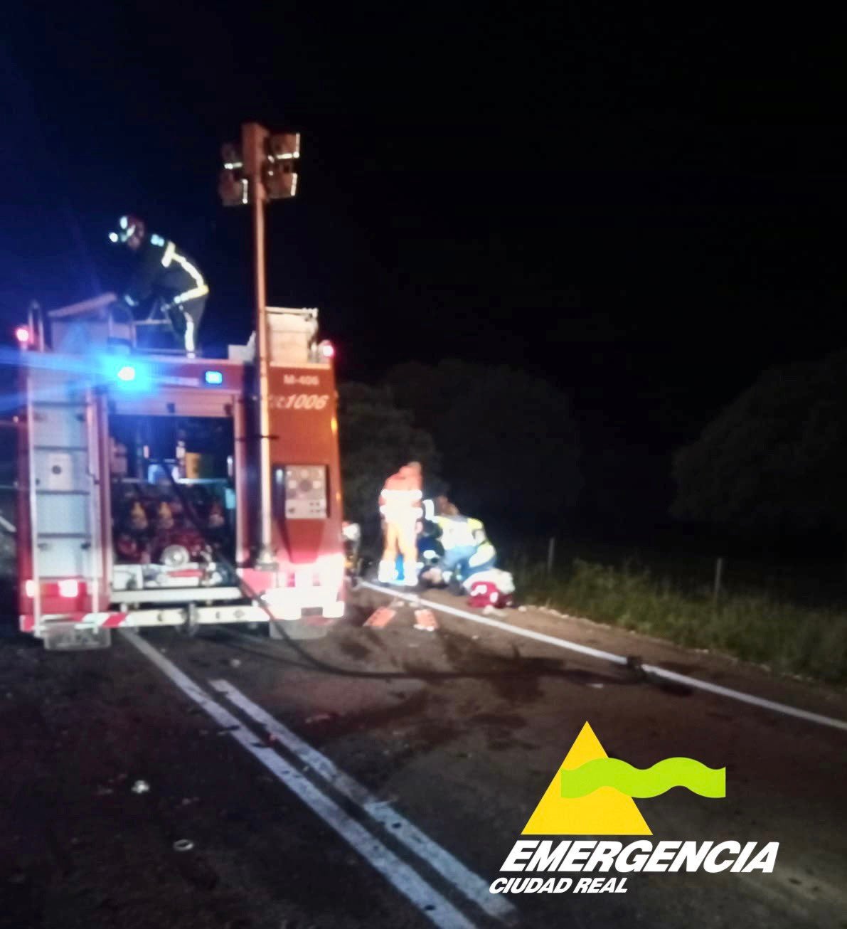 Un fallecido tras la colisión de dos turismos en Chillón Un fallecido tras la colisión de dos turismos en Chillón