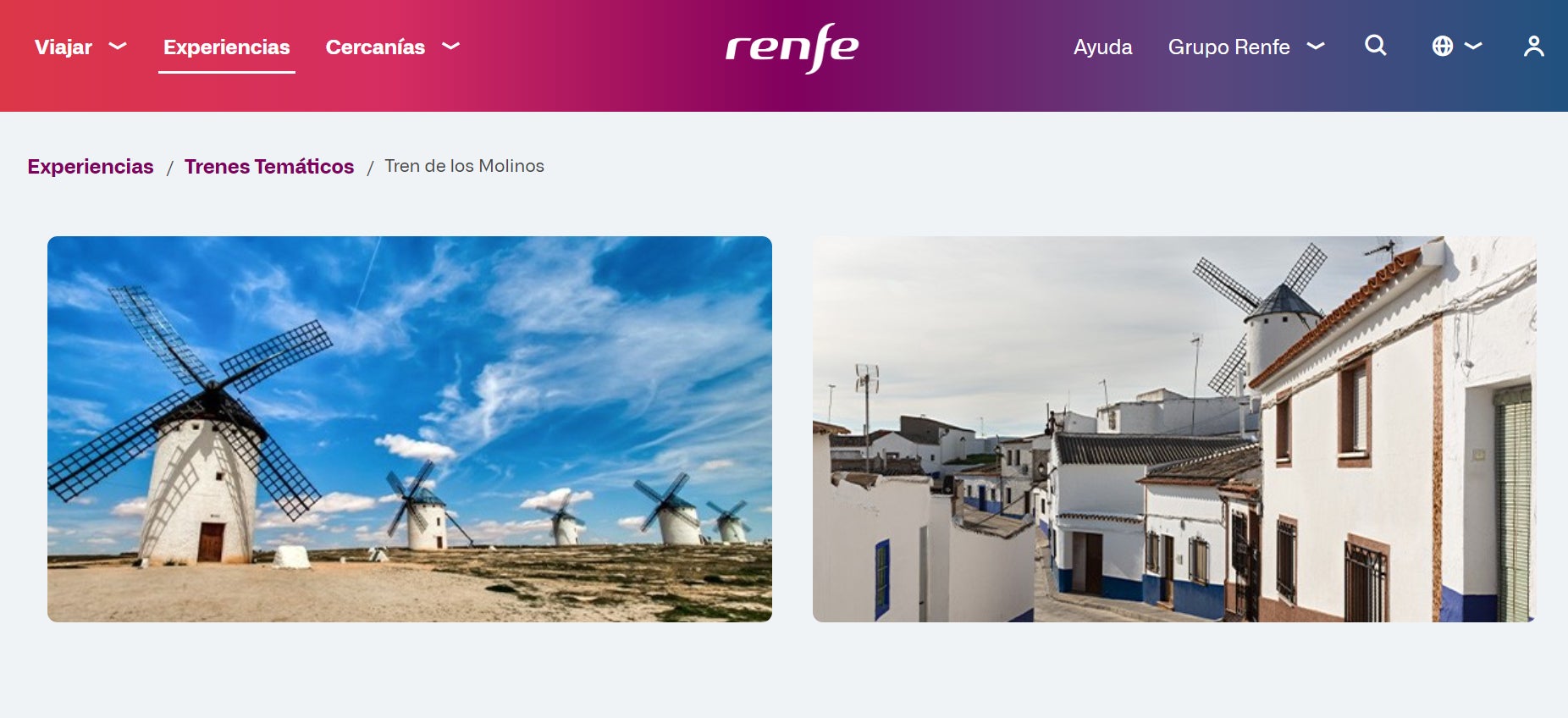 Salen a la venta los billetes del ‘Tren de los Molinos’ Salen a la venta los billetes del ‘Tren de los Molinos’