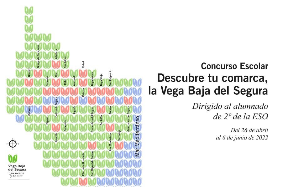 Convega convoca el II Concurso escolar “Descubre tu comarca, la Vega Baja del Segura” Convega convoca el II Concurso escolar “Descubre tu comarca, la Vega Baja del Segura”