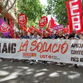 Entre 500 y 1.000 personas se manifiestan en Palma por el Día Internacional del Trabajo