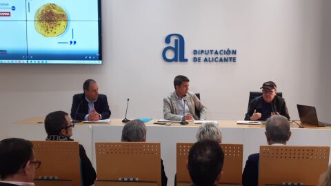 De izquierda a derecha Carlos Baño, Carlos Mazón y Rafael García Santos De izquierda a derecha Carlos Baño, Carlos Mazón y Rafael García Santos