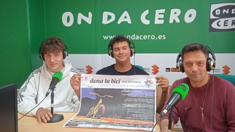 Parte del equipo del proyecto Bicis Solidarias