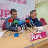 Carlos Javier Salgado y Carlos Mulet en la sede de la UPL