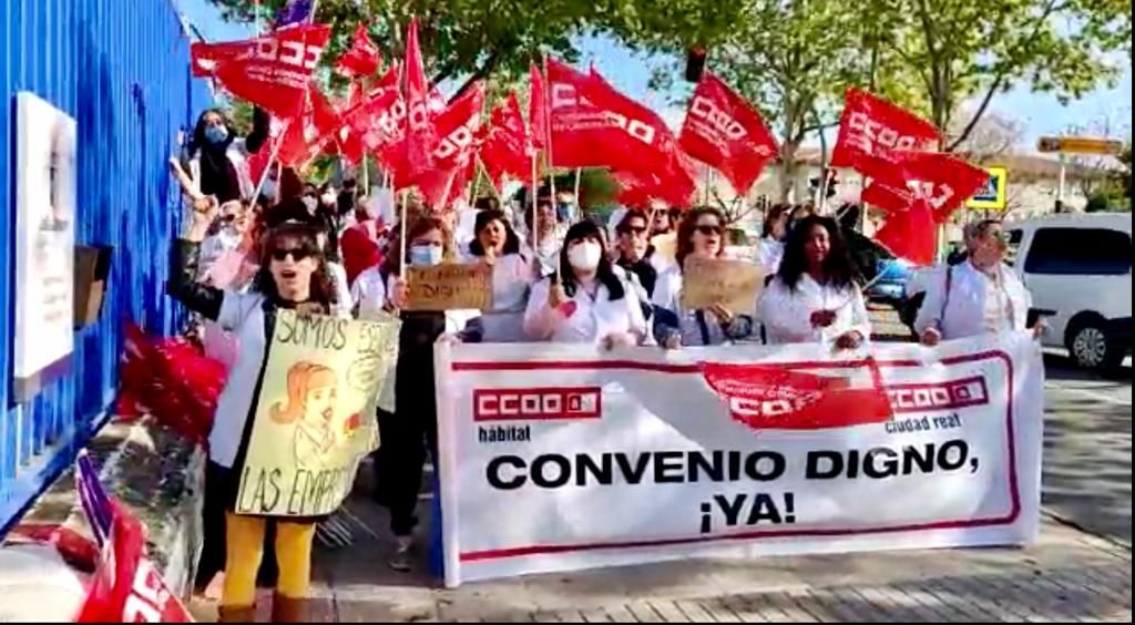 Continúa la huelga de Ayuda a Domicilio de Ciudad Real tras acabar sin acuerdo el acto de mediación Continúa la huelga de Ayuda a Domicilio de Ciudad Real tras acabar sin acuerdo el acto de mediación