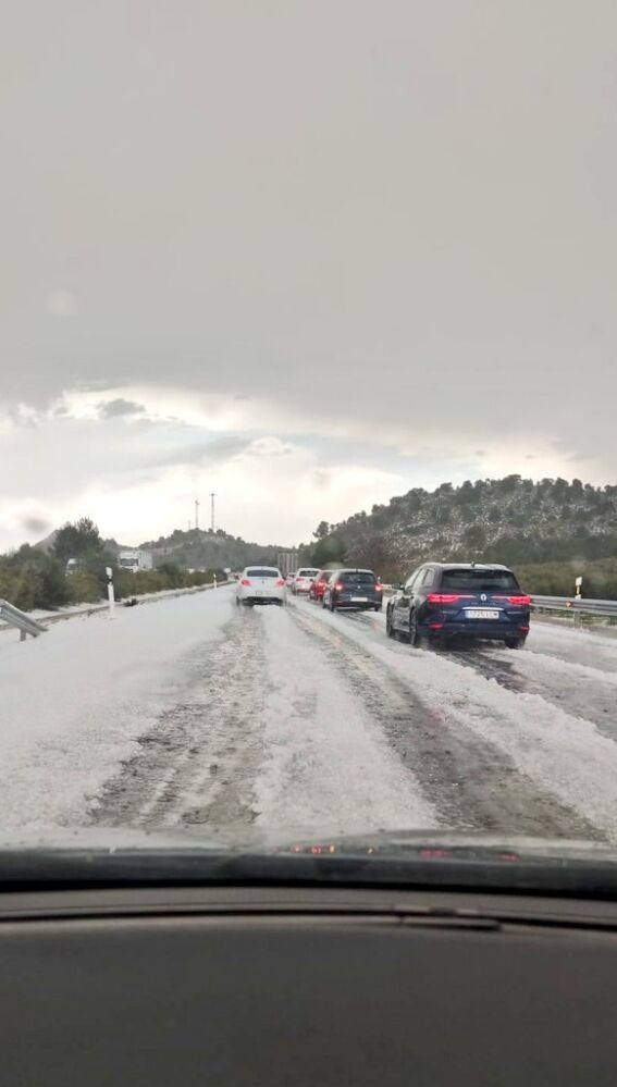 Frutales, cereales, viña...los más afectados por el granizo en la provincia