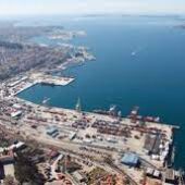 Imagen aérea del puerto de Vigo. Europa Press.