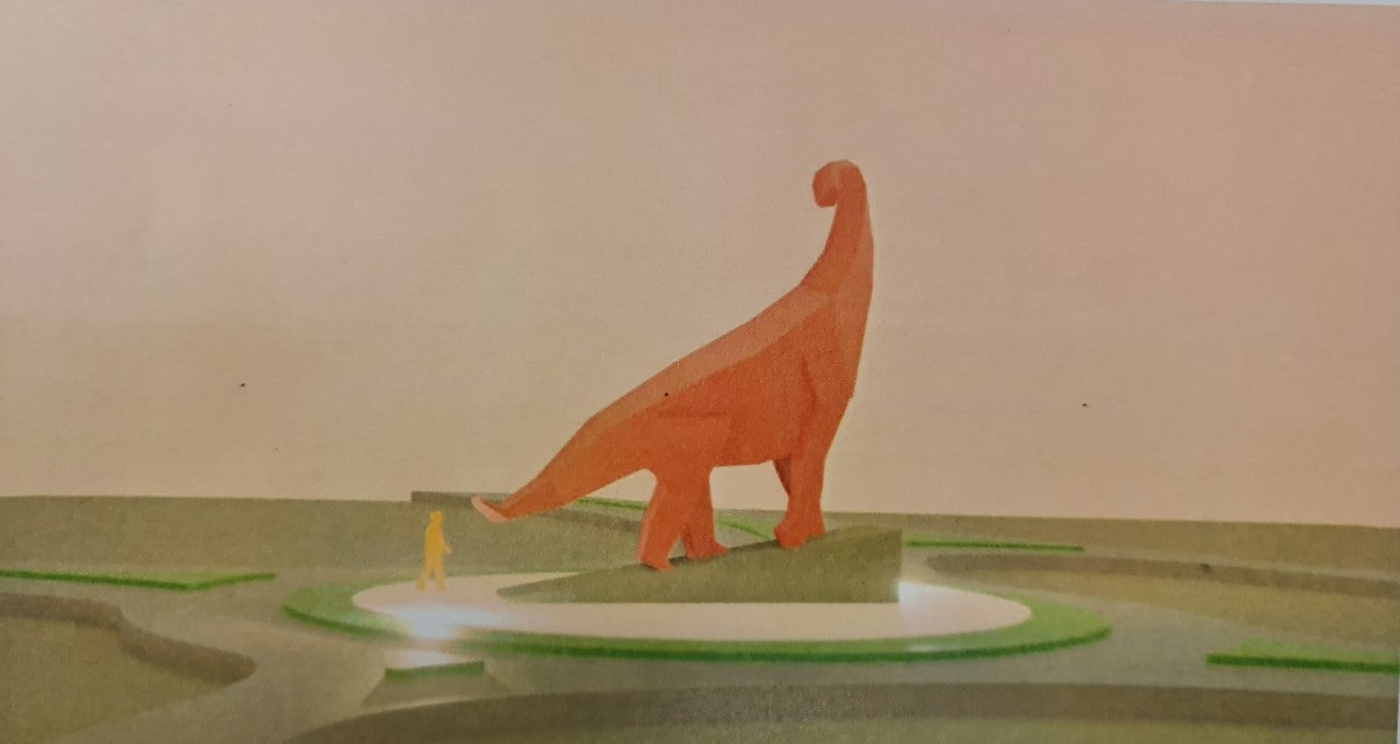 La nueva rotonda tendrá la figura de un Turiasaurus La nueva rotonda tendrá la figura de un Turiasaurus