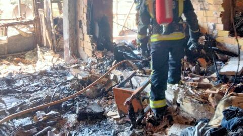 El piso ha quedado destruido