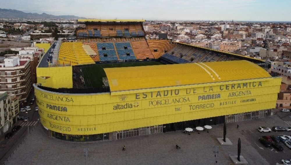 Imagen aérea de Estadio de La Cerámica