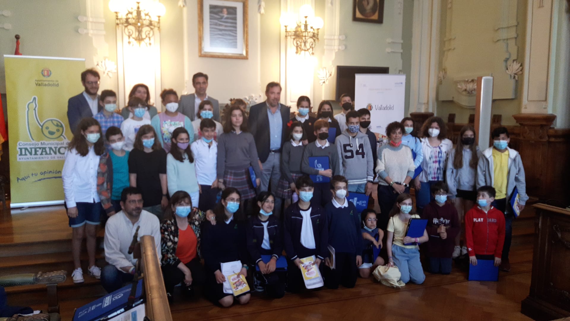 El Ayuntamiento de Valladolid celebra el Pleno de la Infancia El Ayuntamiento de Valladolid celebra el Pleno de la Infancia