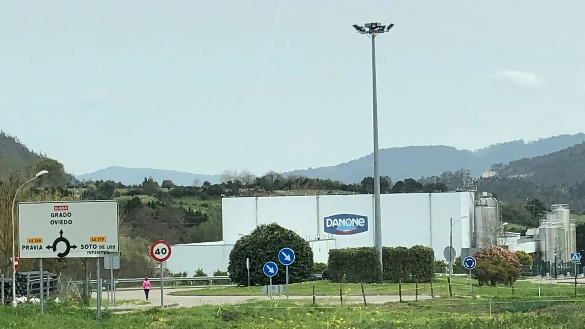 Factoría de Danone en Salas (Asturias)