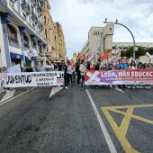 Manifestación Estudiantil el día de la movilización 'Yo Paro Por León'