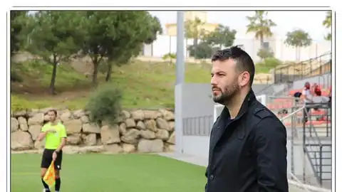 Hugo Díez en el Muñoz Pérez de Estepona. Hugo Díez en el Muñoz Pérez de Estepona.