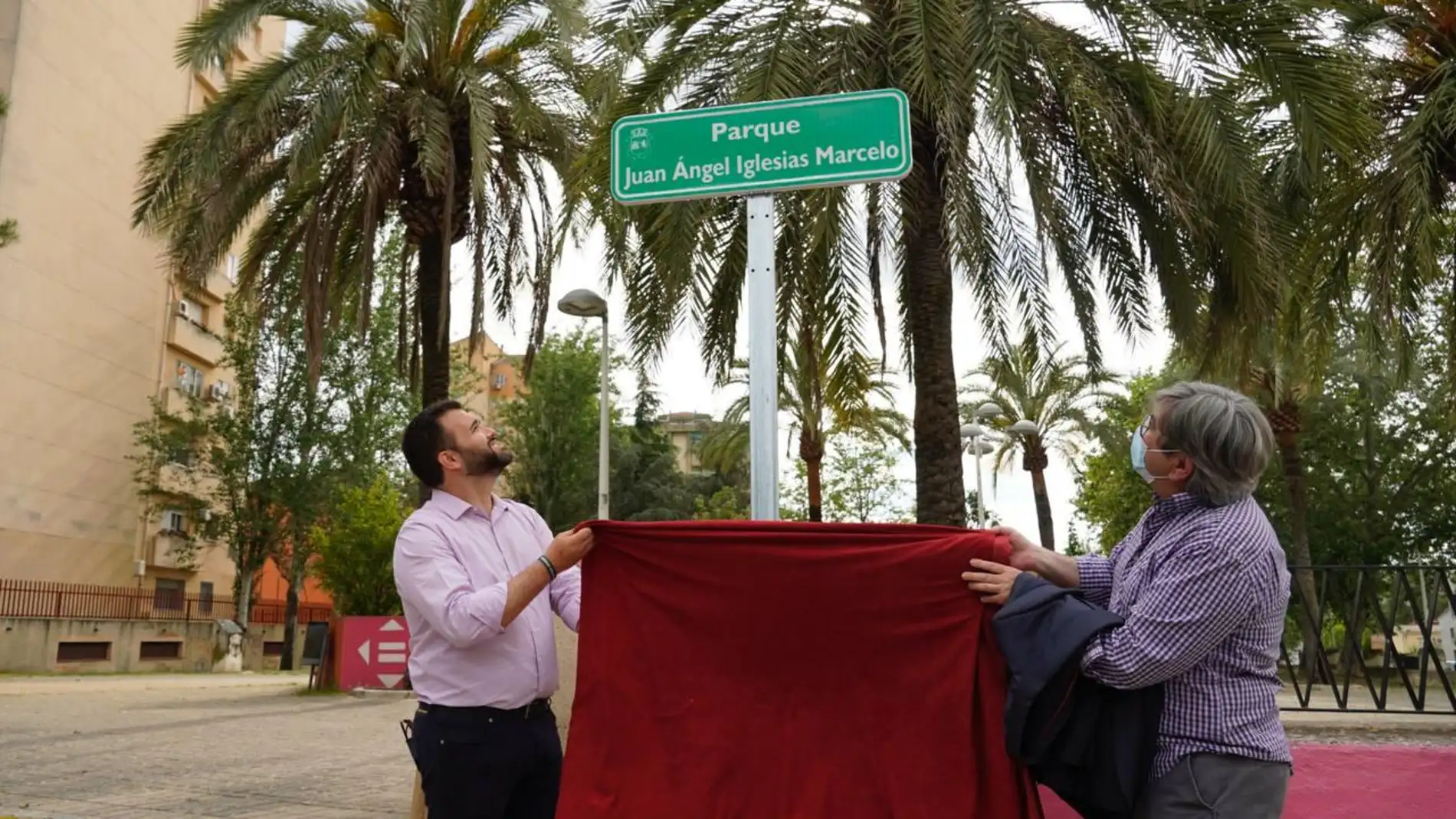 El alcalde Juan Iglesias Marcelo ya tiene su parque