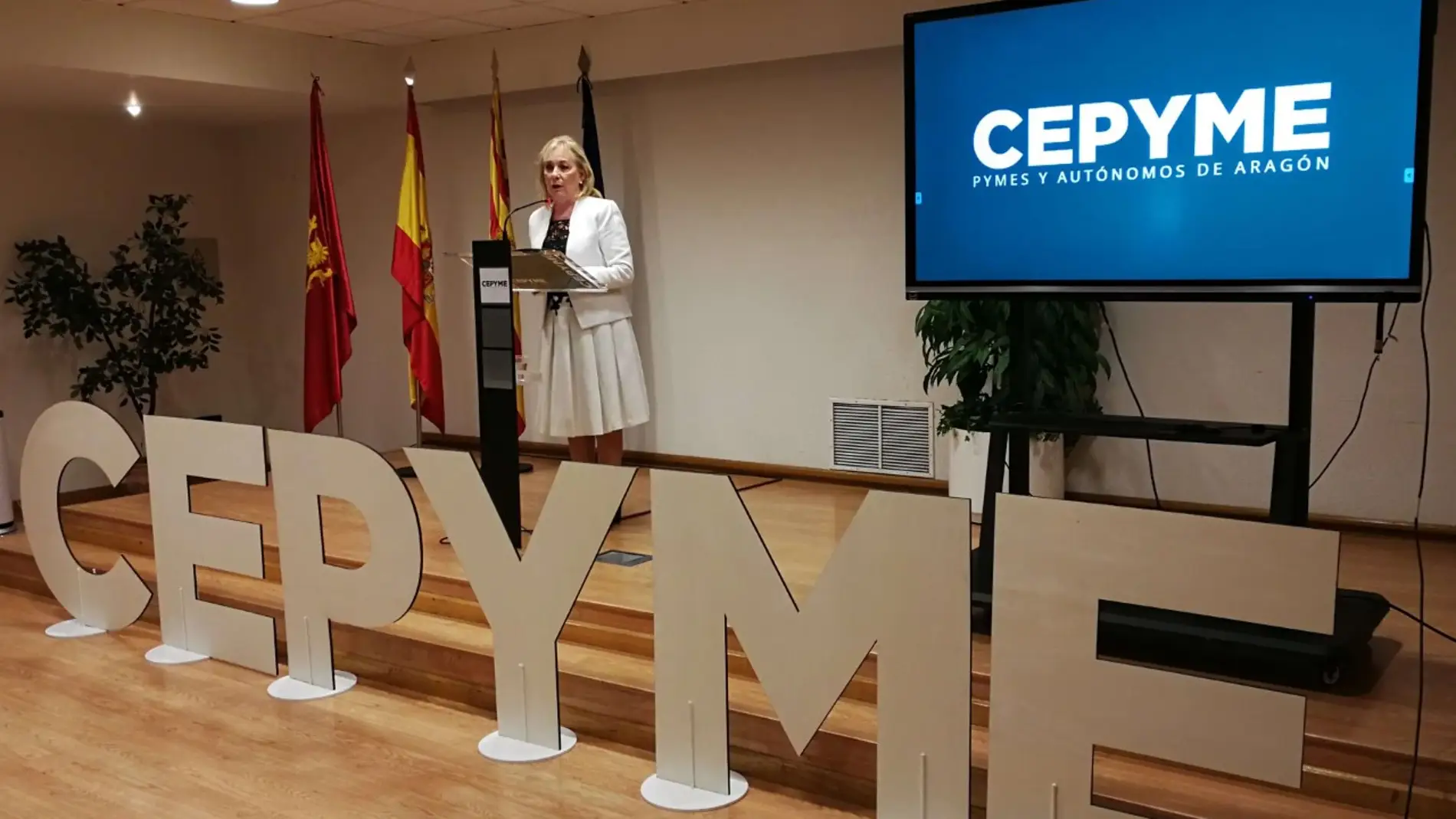 María Jesús Lorente, presidenta de CEPYME Aragón