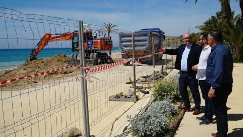 Visita a las obras de Playa PArad&iacute;s