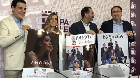 Los Secretos y Ana Guerra actuarán en la Feria Chica de Palencia