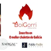 BoiGorri, inscrito en O Mellor Chuletón de Galicia BoiGorri, inscrito en O Mellor Chuletón de Galicia