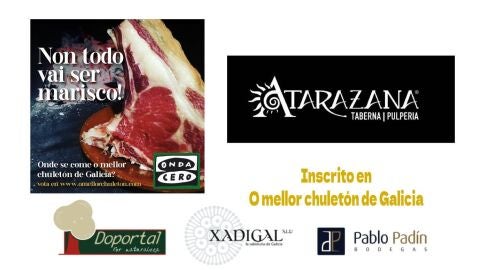 Atarazana, inscrito en O Mellor Chulet&oacute;n de Galicia