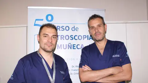 Los doctores Francisco Lucas y Vicente Carratalá